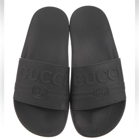 yellow gucci slide|women's slide with interlocking g.